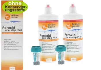 feel free Peroxid one step Plus Kontaktlinsen Pflegemittel (2x 360ml)