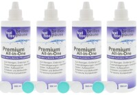 feel free Premium All-In-One Kontaktlinsen Pflegemittel (4x 360ml) (4 Beh&auml;lter)