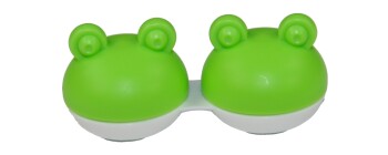 Kontaktlinsen Aufbewahrungsbehälter Box Frosch grün