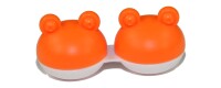 Kontaktlinsen Aufbewahrungsbehälter Box Frosch orange