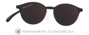 Lesebrille No.12 Klammeraffe Bifo Sonne black