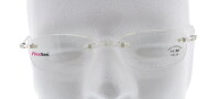 FlexSee Komfortlesebrille Arbeitsplatzbrille Computerbrille transparent abgerundet hm2c7 +1,50