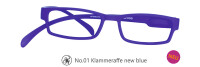 Lesebrille No.01 Klammeraffe _ new blue / +3,00