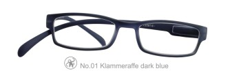 Lesebrille No.01 Klammeraffe _ dark blue / +1,50