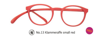 Lesebrille No.13 Klammeraffe "small" red