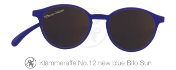 Lesebrille No.12 Klammeraffe SUN Bifokal new blue