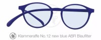 Lesebrille No.12 Klammeraffe blaufilter _ new blue