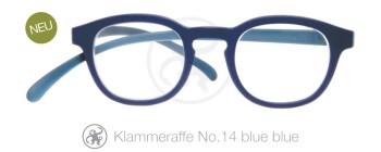 Lesebrille No.14 Klammeraffe blue