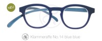 Lesebrille No.14 Klammeraffe _ blue / +1,50