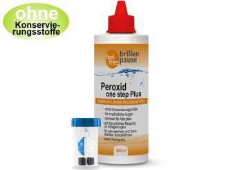 Peroxid one step Plus NEU Kontaktlinsen Pflegemittel (1x 360ml)