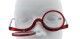 Schminkbrille / Hilfe Make-Up rot mit 2 beweglichen Gl&auml;sern mit St&auml;rken