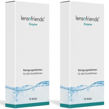 lensnfriends Enzyme - Proteinentfernungstabletten (2x 12 Tab) früher COOL