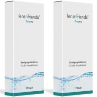 lensnfriends Enzyme - Proteinentfernungstabletten (2x 12 Tab) fr&uuml;her COOL