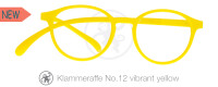 Lesebrille No.12 Klammeraffe _ vibrant yellow